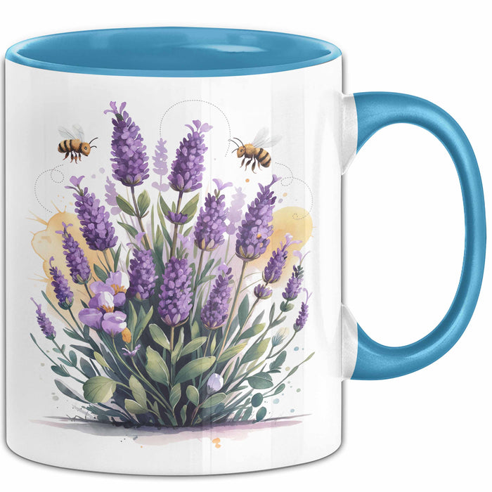 Gärtner Tasse Geschenkidee für Pflanzenliebhaber Spruch Blau Trendation