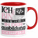 Webentwicklerin Ausbildung Start Geschenk Tasse Ich Bin Webentwicklerin In Der Ausbildung Ich Darf Das Kaffee-Becher Geschenkidee Rot Trendation