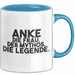 Anke Tasse Anke – Die Frau. Der Mythos. Die Legende. Geschenk Blau Trendation