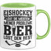Eishockey Tasse Löst Die Meisten Meiner Probleme Bier Löst Den Rest Becher Geschenkidee Grün Trendation