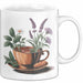 Kräutertee Fan Tasse Geschenkidee für Teezeit Liebhaber Weiß Trendation
