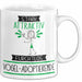 Vogel-Adoptierende Tasse Geschenk Becher Stark Attraktiv Furchtlos Vogel-Adoptierende Lustige Geschenkidee Weiß Trendation