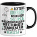 Rettungssanitäter Geschenk Tasse Lustiger Spruch Erheben Sie Sich Der Rettungssanitäter Betritt den Raum Schwarz Trendation