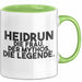 Heidrun Tasse Heidrun – Die Frau. Der Mythos. Die Legende. Geschenk Grün Trendation