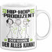 Hip-Hop-Produzent Tasse Geschenk für Hip-Hop-Produzent Der Mann Der Alles Kann Geschenkidee zum Geburtstag Weiß Trendation