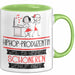 Hiphop-Produzentin Weil Es Keinen Schöneren Beruf Gibt Tasse Geschenk für Eine Hiphop-Produzentin Lustig Grün Trendation