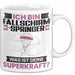 Fallschirmspringer Tasse Geschenk für Fallschirmspringer Geburtstag Lustiger Spruch Kaffee-Becher Was Ist Deine Superkraft Weiß Trendation