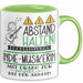 Indie-Musikerin Tasse Geschenk Lustig Abstand Halten Hochleistungs-Indie-Musikerin Mit Drang Zur Perfektion Bei Der Arbeit Grün Trendation