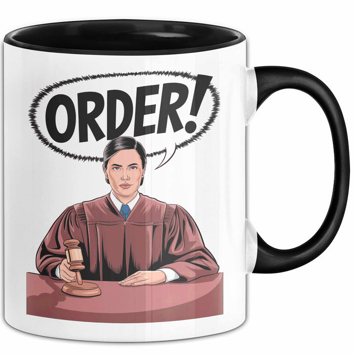 Richter Tasse Geschenk Lustige Geschenkidee Spruch Für Justiz Führungskräfte Trendation