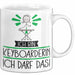 Geschenk für Keyboarderin Tasse Lustige Geschenkidee Geburtstag Ich Bin Keyboarderin Ich Darf Das Weiß Trendation