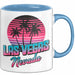 Las Vegas Nevada USA Tasse Geschenk Lustige Geschenkidee Spruch Blau Trendation