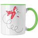 Segelflieger Tasse Geschenk Segelflieger Grün Trendation