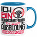 Berufskraftfahrer Ausbildung Tasse Geschenk Ich Bin Berufskraftfahrer In Der Ausbildung Ich Darf Das Geschenkidee Spruch Blau Trendation