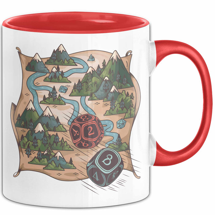 Brettspielfan Tasse Geschenkidee Tabletop Gamer Lustiger Geschenkidee Lustig Rot Trendation