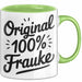 Frauke Tasse Geschenk Original 100% Frauke Geschenkidee Geburtstag Grün Trendation
