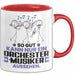 Orchestermusiker Geschenk Tasse So Gut Kann Nur Ein Orchestermusiker Aussehen Geschenkidee Kaffee-Becher Rot Trendation