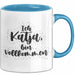 Katja Tasse Ich Katja, Bin Vollkommen Geschenk Blau Trendation