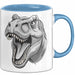 Dinosaurier Tier Tasse Geschenk Lustige Geschenkidee Spruch Blau Trendation