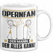 Opernfan Tasse Geschenk für Opernfan Der Mann Der Alles Kann Geschenkidee zum Geburtstag Weiß Trendation