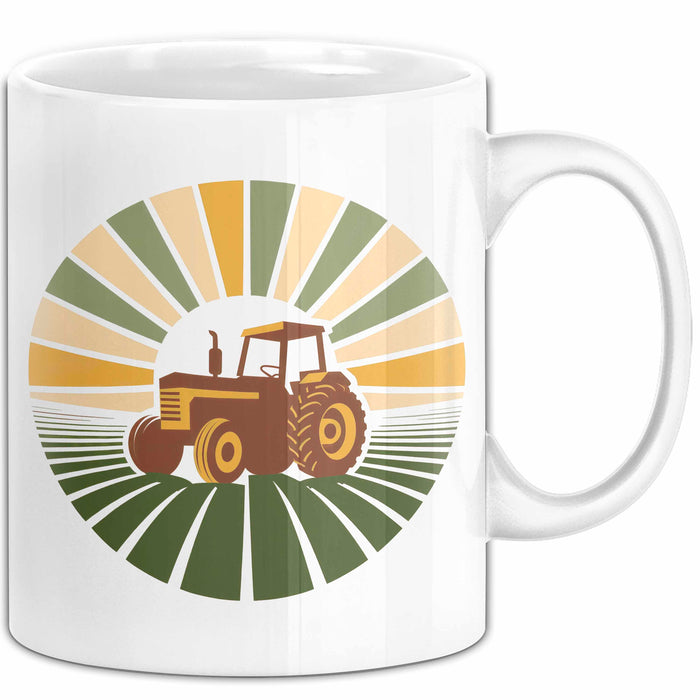 Landwirt Tasse Geschenkidee Landwirtschaftsfan Lustiger Geschenkidee Lustig Weiß Trendation