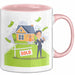 Immobilienmakler Tasse Geschenk Lustige Geschenkidee Spruch Für Haus Verkäufer Rosa Trendation