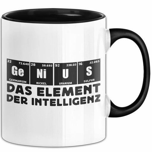 Chemiker Tasse Geschenk Für Chemie-Studenten Genius Das Element Der Inztelligenz Kaffee-Becher Trendation