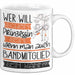 Bandmitglied Tasse Geschenk Spruch Wer Will Schon Prinzessin Sein Wenn Man Auch Bandmitglied Sein Kann Weiß Trendation