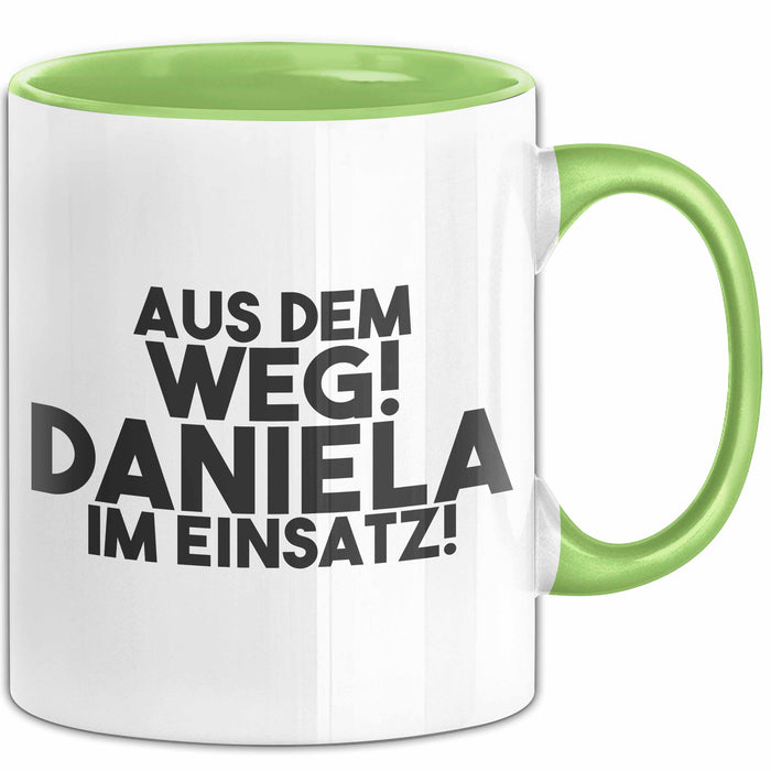 Daniela Tasse Aus Dem Weg! Daniela Im Einsatz! Geschenk
