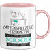 Katzenspielzeug-Designerin Weil Es Keinen Schöneren Beruf Gibt Tasse Geschenk für Eine Katzenspielzeug-Designerin Lustig Rosa Trendation