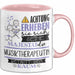 Musiktherapeutin Tasse Geschenk Lustiger Spruch Bitte Erheben Sie Sich Seine Majestät Die Musiktherapeutin Betritt Den Raum Rosa Trendation