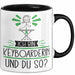 Keyboarderin Tasse Geschenk Ich Bin Keyboarderin Und Du So Geschenkidee Lustiger Spruch Becher Schwarz Trendation