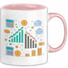 Ökonom Tasse Geschenkidee für Marktanalysten Rosa Trendation