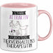 Tierverhaltenstherapeutin Tasse Geschenk Becher Stark Attraktiv Furchtlos Tierverhaltenstherapeutin Lustige Geschenkidee Rosa Trendation
