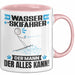 Wasserskifahrer Tasse Geschenk für Wasserskifahrer Der Mann Der Alles Kann Geschenkidee zum Geburtstag Rosa Trendation