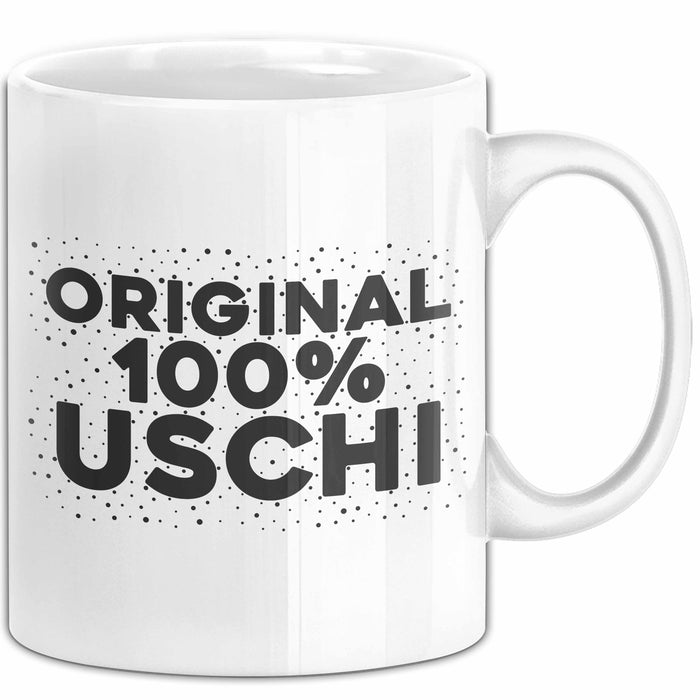 Uschi Tasse Original 100% Uschi Geschenk Weiß Trendation