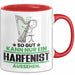 Harfenist Geschenk Tasse So Gut Kann Nur Ein Harfenist Aussehen Geschenkidee Kaffee-Becher Rot Trendation