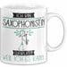 Saxophonistin Tasse Geschenk Ich Bin Saxophonistin Warum Weil Ich Es Kann Geschenkidee Geburtstag Weiß Trendation