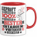 Gitarrenvirtuose Geschenk Lustiger Spruch für Gitarrenvirtuose Geschenkidee Bester Gitarrenvirtuose Der Welt Rot Trendation