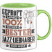 Jazz-Liebhaber Geschenk Lustiger Spruch für Jazz-Liebhaber Geschenkidee Bester Jazz-Liebhaber Der Welt Grün Trendation