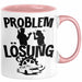 Auto Liebhaber Tasse Geschenk für Driften Männer Geschenkidee Problem und Lösung Drifter Rosa Trendation