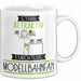 Modellbahnfan Tasse Geschenk Becher Stark Attraktiv Furchtlos Modellbahnfan Lustige Geschenkidee Weiß Trendation