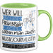 Musikjournalistin Tasse Geschenk Spruch Wer Will Schon Prinzessin Sein Wenn Man Auch Musikjournalistin Sein Kann Grün Trendation