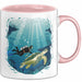 Taucher Tasse Geschenkidee für Tauch Enthusiasten Rosa Trendation