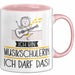 Geschenk für Musikschülerin Tasse Lustige Geschenkidee Geburtstag Ich Bin Musikschülerin Ich Darf Das Rosa Trendation