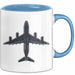Flughafenmitarbeiter Tasse Geschenkidee für Crew Mitglied Blau Trendation