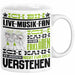 Live-Musik-Fan Geschenk Tasse Lustige Geschenkdiee für einen Live-Musik-Fan Geburtstag Ich Bin Live-Musik-Fan Ich Kann Es Dir Erklären Aber Nicht Für Dich Verstehen Weiß Trendation