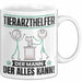 Tierarzthelfer Tasse Geschenk für Tierarzthelfer Der Mann Der Alles Kann Geschenkidee zum Geburtstag Weiß Trendation
