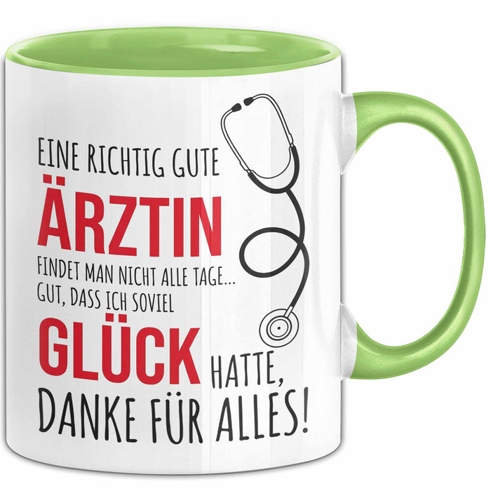 Aerztin Tasse Geschenk Eine Richtig Gute Aerztin Danke Geschenkidee Beruf