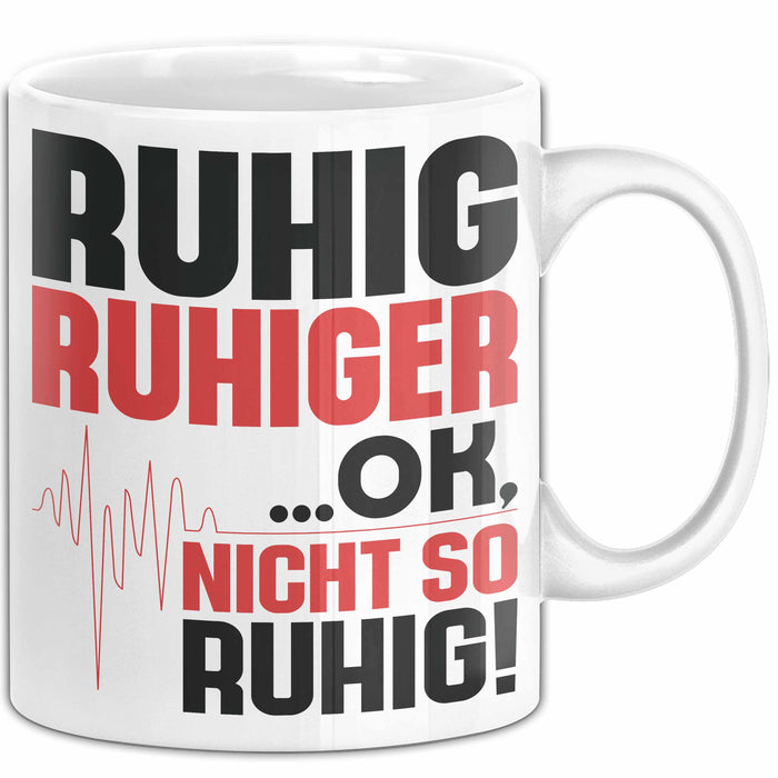 Arzt Tasse Geschenk Mfa Krankenschwester Geschenkidee Anästhesist Kaffee-Becher Weiß Trendation
