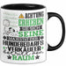 Hundebedarfsverkäufer Geschenk Tasse Lustiger Spruch Erheben Sie Sich Der Hundebedarfsverkäufer Betritt den Raum Schwarz Trendation